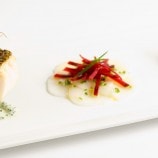 Pan Roasted Sea Bass with a Maryland Lump Crab Charlotte 