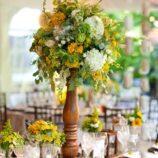 Green and Yellow Centerpiece
