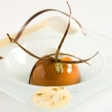 Pear and Caramel Charlotte